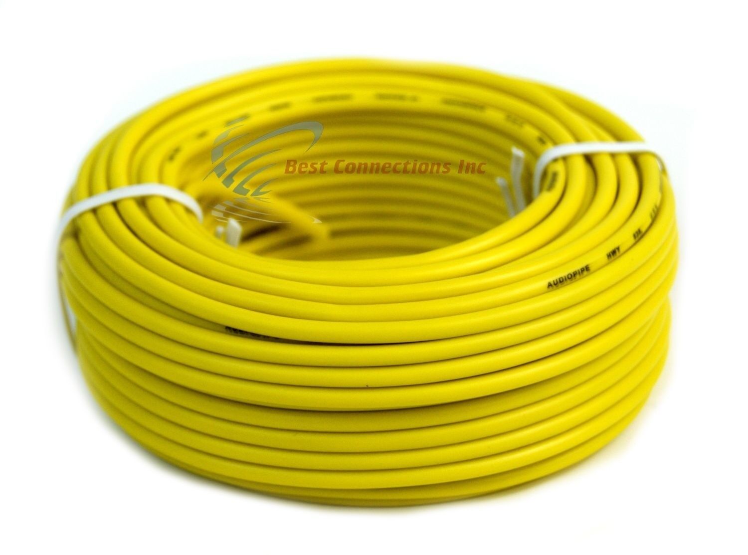 18 GA Gauge 50' Feet Yellow Audiopipe Car Audio Home Remote Primary Cable Wire - image 4 of 4