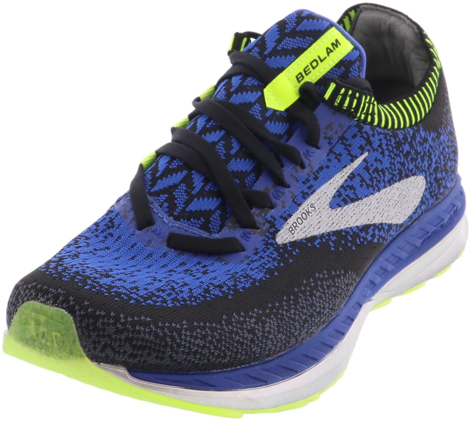 Brooks Men's Bedlam Black / Blue Nightlife AnkleHigh Fabric Running