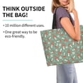thumbnail image 2 of Easygdp Retro Hippie Groovy Mushroom Bolsas Tote para Mujer, Bolsos de Hombro para Viaje, Bolsos de Mano de Gran Capacidad para Compras y Trabajo, 2 of 8