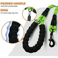 thumbnail image 4 of LAICAIW Rope Dog Leash 6 FT with Comfortable Padded Handle, Highly Reflective Threads Dog Leash for Large Dogs, 1/2 inch, Green, 4 of 7