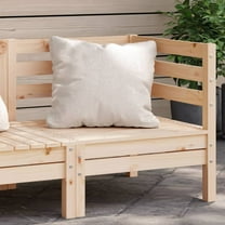 vidaXL Patio Sofa Corner Solid Wood Pine