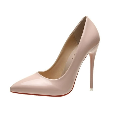 

2022 Fashion High Heels 35-45 Plus Size Women Shoes 12cm Thin Stiletto Banquet Wedding Shoes Sexy Pointed Toe Ladies Party Shoes