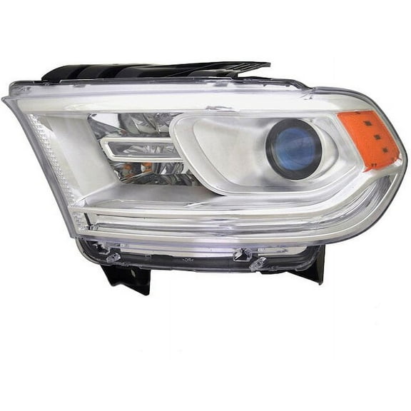 Left Headlight Assembly - Compatible with 2016 - 2020 Dodge Durango Sport Utility 2017 2018 2019