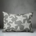 thumbnail image 3 of Creative Products Starfish Gray 14x20 Spun Poly Pillow, 3 of 3