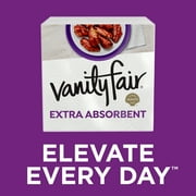 Vanity Fair Extra Absorbent 6.4 in x 6.45 in 2-Ply White Napkins (80 Count)