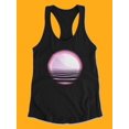 thumbnail image 3 of Retro Neon Pink Design  Tank Women -Image by Shutterstock, Female XX-Large, 3 of 4