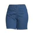 thumbnail image 3 of Just My Size Women's Plus Elastic Waist Stretch Bermuda Shorts, 3 of 6