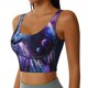 thumbnail image 2 of Balery Feathered Wolf Sujetadores deportivos con espalda cruzada para mujer, acolchados, sin costuras, de alto impacto, ideales para yoga, gimnasio, entrenamiento y fitness.-Large, 2 of 8