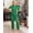 Christmas Deer, variant on Women Heart Pajamas Set Button Down Short Sleeve Lounge Set with Long Pants Soft and Comfortable Sleepwear