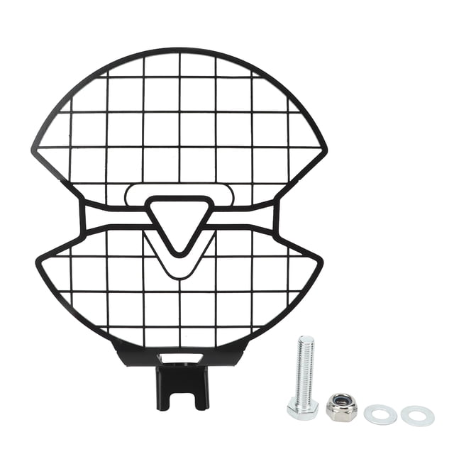 Front Headlamp Protector, Motorcycle Headlight Grille Impact Resistant Stainless Steel Stylish For Motorbike