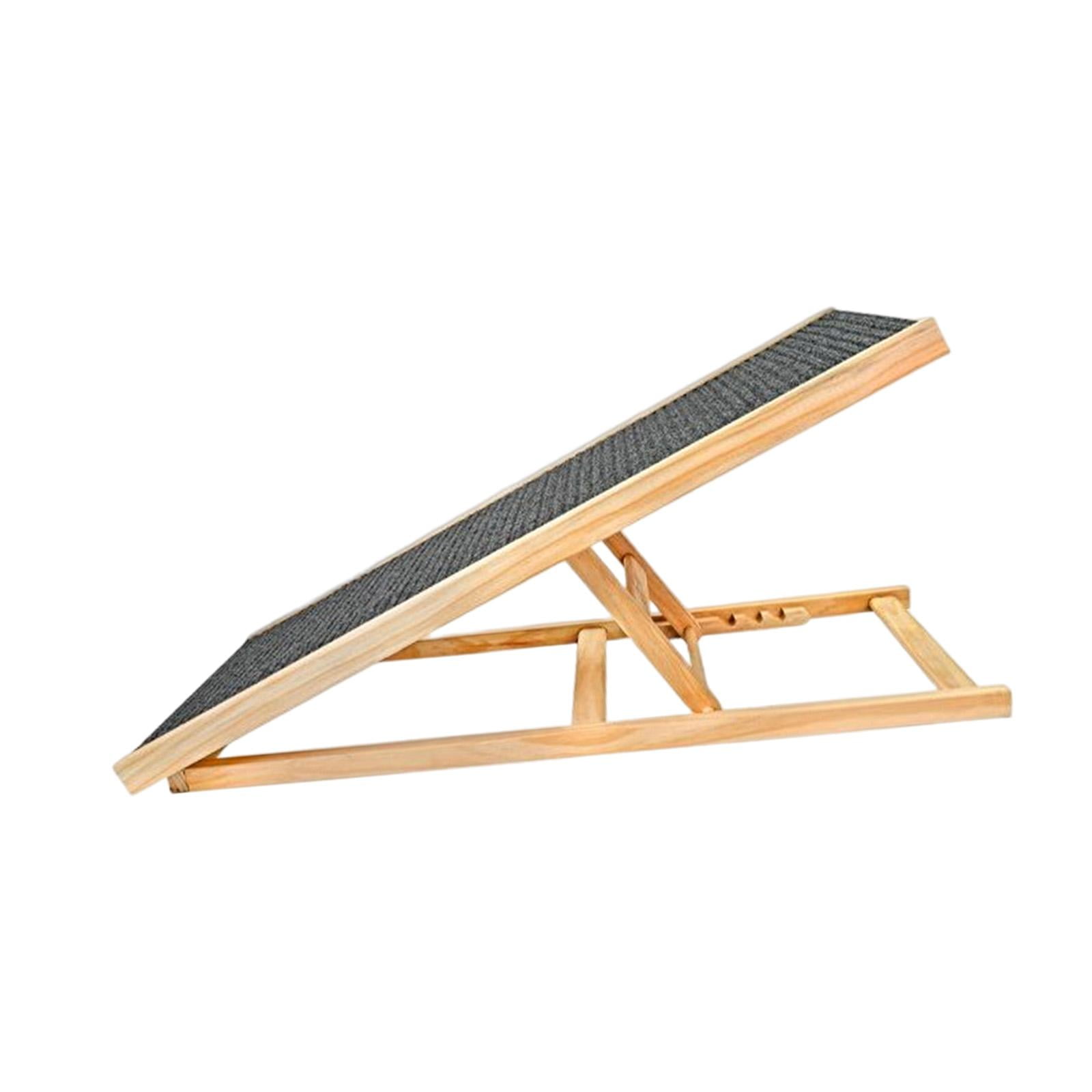 Xuanheng Dog Ramp Couch Easy To Step To Trucks Anti Slip Wood Pet Ramp For Travel Indoor Other 95cmx43cmx55cm