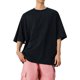 thumbnail image 3 of Blusas y camisas de manga corta y cuello redondo para hombre, blusas casuales de color liso brillante para hombre, blusas de manga corta y cuello redondo para hombre., 3 of 7
