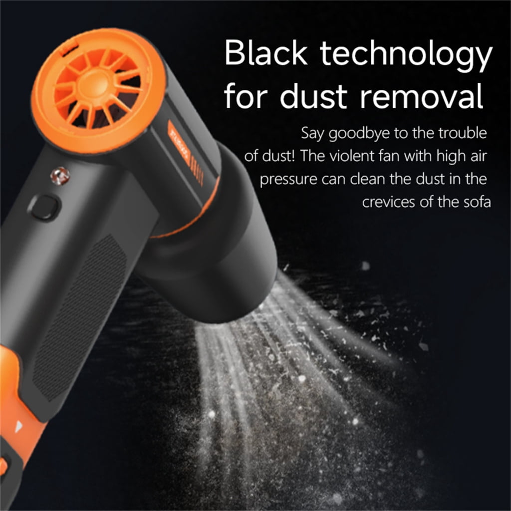 MOMOJIA Cordless Blower 8000mAh Air Duster with Interchangeable Nozzles Light Weight