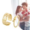 thumbnail image 4 of Matching Dinosaurs Rings Adjustable Open Rings Open Rings Couple Ring for Birthday Graduation Anniversary, 4 of 8