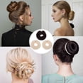 thumbnail image 4 of 3Pcs Nylon Hair Curler Hair Bun Maker Ponytail Holder Curl Hair Bendy Roller Bendy Curl DIY Hair Styling Accessories, 4 of 4