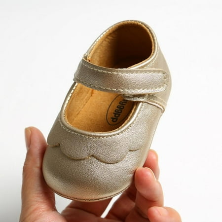 

Toddler Infant Girls Cute Mary Jane Flats Soft Rubber Sole child Sneakers Princes Bowknot Crib Wedding Dres Shoes