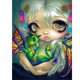 thumbnail image 1 of Cuadros Decorativos 5D DIY 3D ojos niña completo redondo diamante pintura Kit Rhinestone arte artesanía regalo JShteea Nuevos Originales, 1 of 8