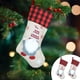 thumbnail image 1 of Fiudx Decoraciones navideñas para interiores Medias navideñas tejidas con diseños de Papá Noel y muñeco de nieve Bolsas de regalo rojas ideales para colgar en el árbol de Navidad, 1 of 7