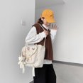 thumbnail image 1 of Bolsa cruzados japoneses de niña de secundaria de hombro Ita (Blanco) Ehuebsd Para Estrenar, 1 of 8