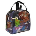 thumbnail image 2 of Scooby-doo Ghostbusters Lunch Bag Portable Tote Bag Insulated Lunch Box Picnic Beach Office Insulated Bento Bag, 2 of 9