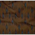 thumbnail image 4 of oneOone Organic Cotton Poplin Twill Fabric Abstract Ikat Decor Fabric Printed BTY 42 Inch Wide, 4 of 4