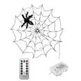 thumbnail image 1 of fashionhome Web Light Halloween Insect LED 6W Cobweb Lamp Adjustable Remote Control Light for Party Decoration, Battery, 1 of 9