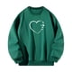 thumbnail image 1 of Sudadera de mujer, sudadera de cuello redondo, sudadera sin capucha, sudadera tipo pulóver, ropa de otoño L, 1 of 9