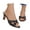 A-Black297, variant on Womens Heeled Sandals Retro Chic Polka Dot Print Crisscross Strap Open Toe Heeled Sandals Summer Evening Date Night Event Sandals