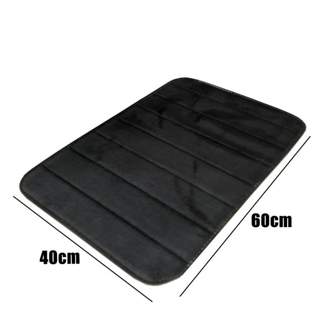 Memory Foam Bath Mat, Absorbent Shower Rug, Soft Floor Mat | Non-Slip Bathroom Rug for Bath, Shower, or Bedroom | Plush Microfiber Mat for Home Decor