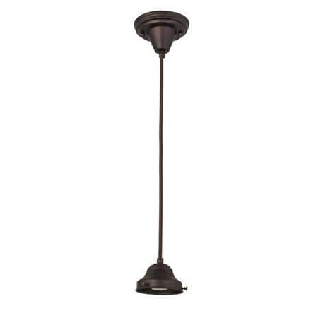 

4 in. Revival Mahogany Bronze Pendant Hardware Brown Wire Mahogany Bronze