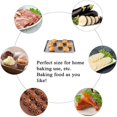 thumbnail image 4 of Cribun Cooling Rack Stainless Steel Set of 2 Cookie Sheets , Non Toxic & healthy, Rust Free & Less Stick, Easy Clean & Dishwasher Safe 15.3"*11.3"*0.6", 4 of 6