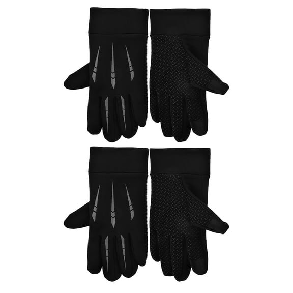 PENIKOKO 2 Pairs Women's Hiking Gloves Insulated Winter Gloves Multi-Color Outdoor Adventure Gloves