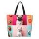 thumbnail image 1 of Balery Colorful Dog Cat Collage Bolsa Tote Estilo Estético con Cremalleras, Bolsa de Hombro, Bolsa de Compras Grande y Plegable, 1 of 8