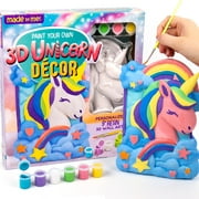 Made by Me Paint Your Own 3D Unicorn Dcor, Boys and Girls, Child, Ages 8+