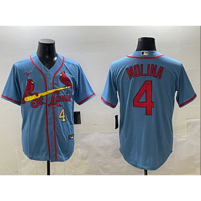 St.Louis Cardinals Baseball Jersey Men'S Embroidered Fan Edition
