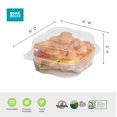 thumbnail image 6 of good natured Multi-Purpose Clamshell Food Containers - Package of 230 - Durable Alternative Plastic Containers, Ideal Sandwich Containers, Perfect To Go Containers for Everyday Use, 6 of 6