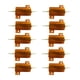 thumbnail image 5 of 10 Piezas 25W Resistencias De Alambre Enrolladas De Aluminio De 80W Herramienta Universal De 80 Ohmios, 5 of 7