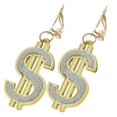 thumbnail image 3 of Los Pendientes Del Dólar De Las Cuelgan Los Accesorios Del Partido De Cosplay Pernos Prisioneros, Hechos Del Plástico BLESIY Pendientes de moda para mujer, 3 of 8