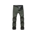 thumbnail image 1 of Yuarrent Pantalones térmicos de invierno para deportes al aire libre, escalada, senderismo, pesca, Camping, viajes, ciclismo, moto, nieve, esquí, Escalada hombre verde Yuarrent OD028987-01, 1 of 6