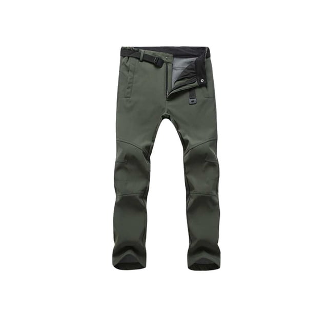 Soidarity Pantalones térmicos de invierno para deportes al aire libre, escalada, senderismo, pesca, Camping, viajes, ciclismo, moto, nieve, esquí, Escalada hombre verde Soidarity OD028987-01
