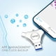 thumbnail image 5 of iDiskk MFI Certificado Photo Stick 3 en 1 Unidad Flash de 128 GB para iPhone USB C iPad Pro Android para iPhone 13/12 Pro/12/12 Max/12 Mini/11/11/Pro/XR/X/XS Max, Photo Storage Stick para PC,Mac,iMac, 5 of 8
