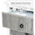 thumbnail image 5 of Wood Dresser for Bedroom,6 Drawers Raw Wood Dresser,Modern Chest of Drawers Storage Cabinet,Nursery, Laundry, Living Room, Hallway, Office, Bedroom,Raw Wood, 5 of 9