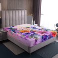 thumbnail image 3 of Erosebridal Hummingbird Flower Fitted Sheet Full,Spring Graden Bedding Set Full Size,Girls Room Decorative,Breathable,3-Piece(No Top Sheet), 3 of 6