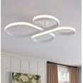 thumbnail image 5 of Aiwen Modern Stylish Farmhouse Decorative Flush Mount Ceiling Lamp White, 5 of 8