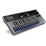 Donner B1 Controller, Analog Bass Synthesizer and Sequencer with 128 Patterns, Saturation & Delay Effects, LED Display and MIDI IN/OUT