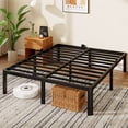 thumbnail image 4 of Arhomefurni 14 inch Queen Bed Frame, Heavy Duty Metal Platform Bed with Round Corner Legs & Mattress Retainers, Noise Free, 4 of 9