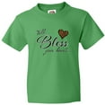 thumbnail image 3 of Inktastic Well Bless your Heart with Leopard Print Youth T-Shirt, 3 of 5