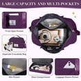 thumbnail image 3 of Gynky Travel Duffle Bag Set 2 Pack Weekender Bags for Women with Shoe Compartment Carry On Overnight Gym Duffel Bags with Wet Pocket Hospital Bags for Labor and Delivery, 3 of 8