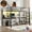 Black, variant on Harper & Bright Designs Twin XL Size Metal Loft Bed with Desk, Loft Bed Frame with Power Outlet and LED Lighted for Boys and Girls, Black