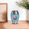thumbnail image 7 of JAGASY Music Tiny Urns for Adult Human Ashes Musician - Dad Urn for Ashes Remains - Keepsake Small Blue Urn for Mom Funeral - Adult Cremation Urns for Male, Female 3 Inch, 7 of 7